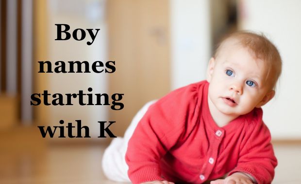 Trendy Boy names starting with K Image